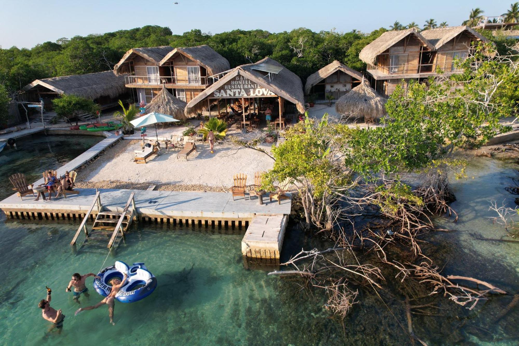 Santa Lova Eco-Hostel Isla Tintipan Tintipan Island Luaran gambar